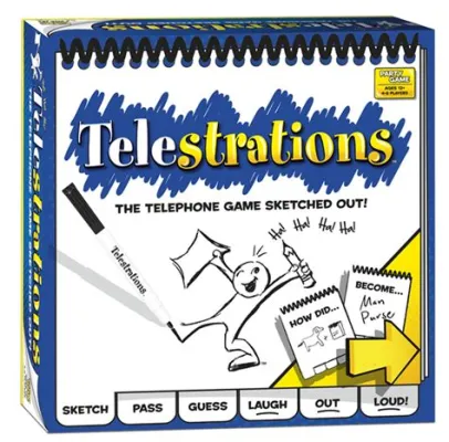 Telestrations: Um Jogo de Desenho e Palavras para Gargalhadas Contínuas!